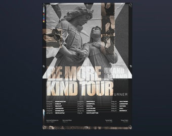 Frank Turner 'Be More Kind' Tour Poster Art Print