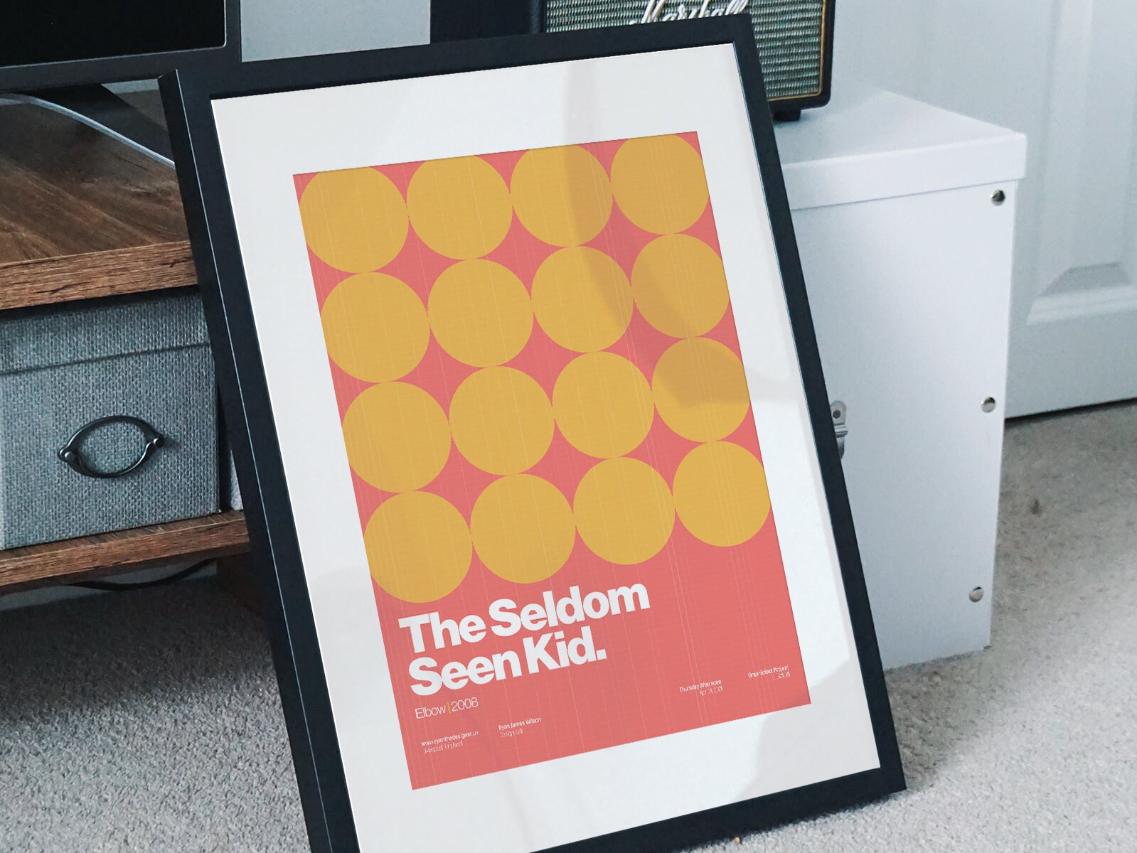 Elbow Unframed / Artwork / the Seldom Seen Kid / Indie Music Etsy