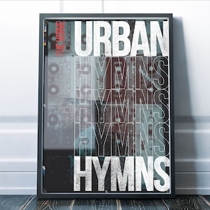 The Verve Poster PosterArtwork / Urban Hymns Poster / Indie Music Poster / Rock & Roll / Grunge Poster Art / Retro Print