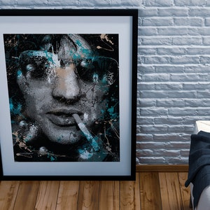 Richard Ashcroft Poster PosterArtwork / Urban Hymns Poster / Indie Music Poster / Rock & Roll / Grunge Poster Art / The Verve