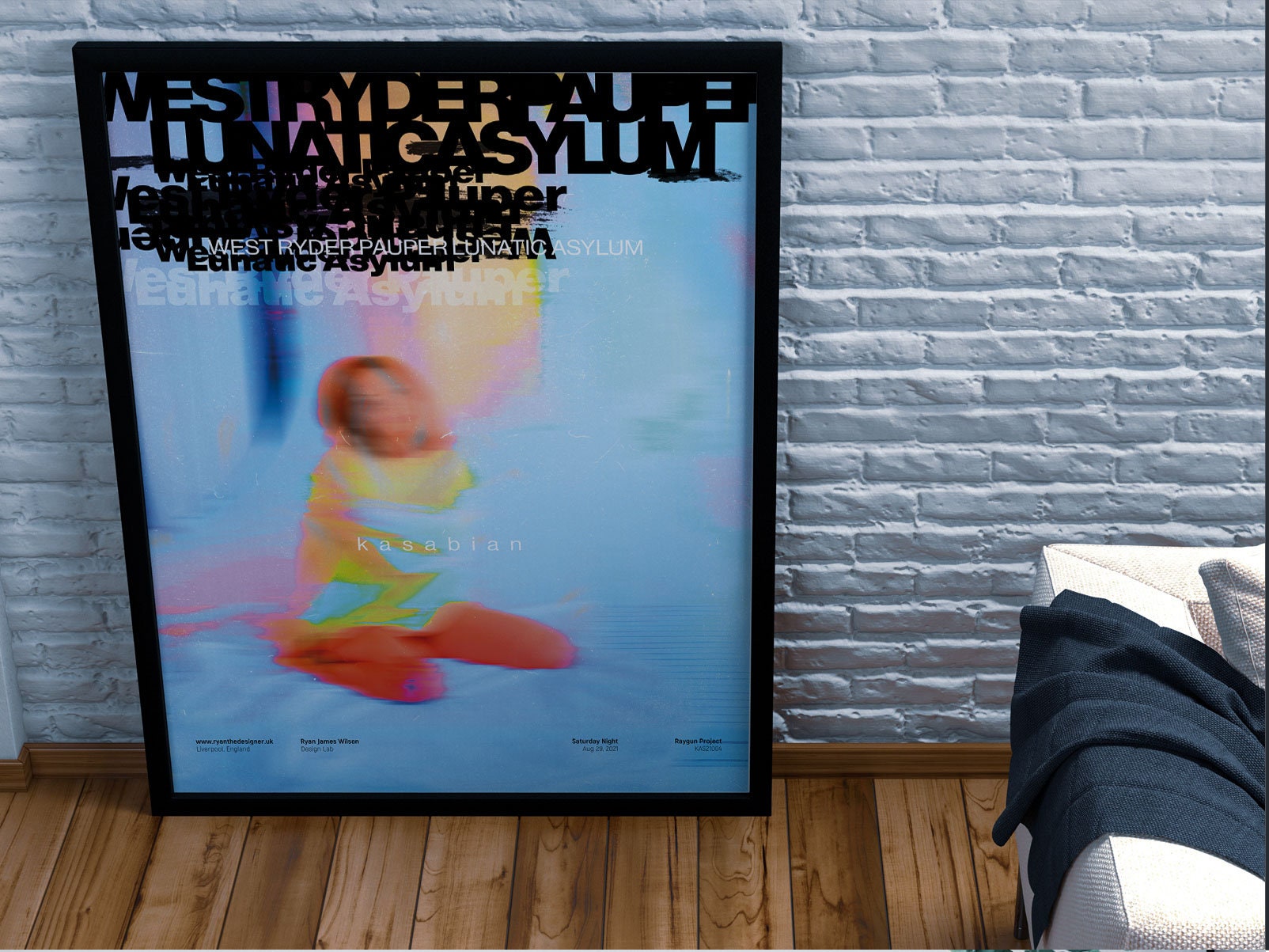 カサビアン『West Ryder』アルバムアートプリント：インディーロック 