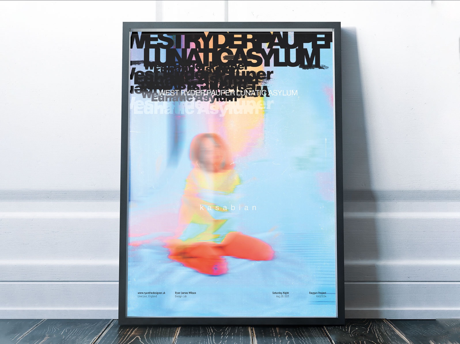 カサビアン『West Ryder』アルバムアートプリント：インディーロック 