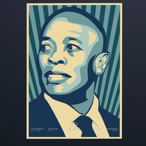 Dr Dre Chronic 2001 Print / Obey / Compton Print / Archival Artwork / Aftermath / Street Art Style / Graffiti / NWA / Slim Shady