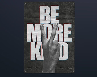 Frank Turner 'Be More Kind' Album Art Print