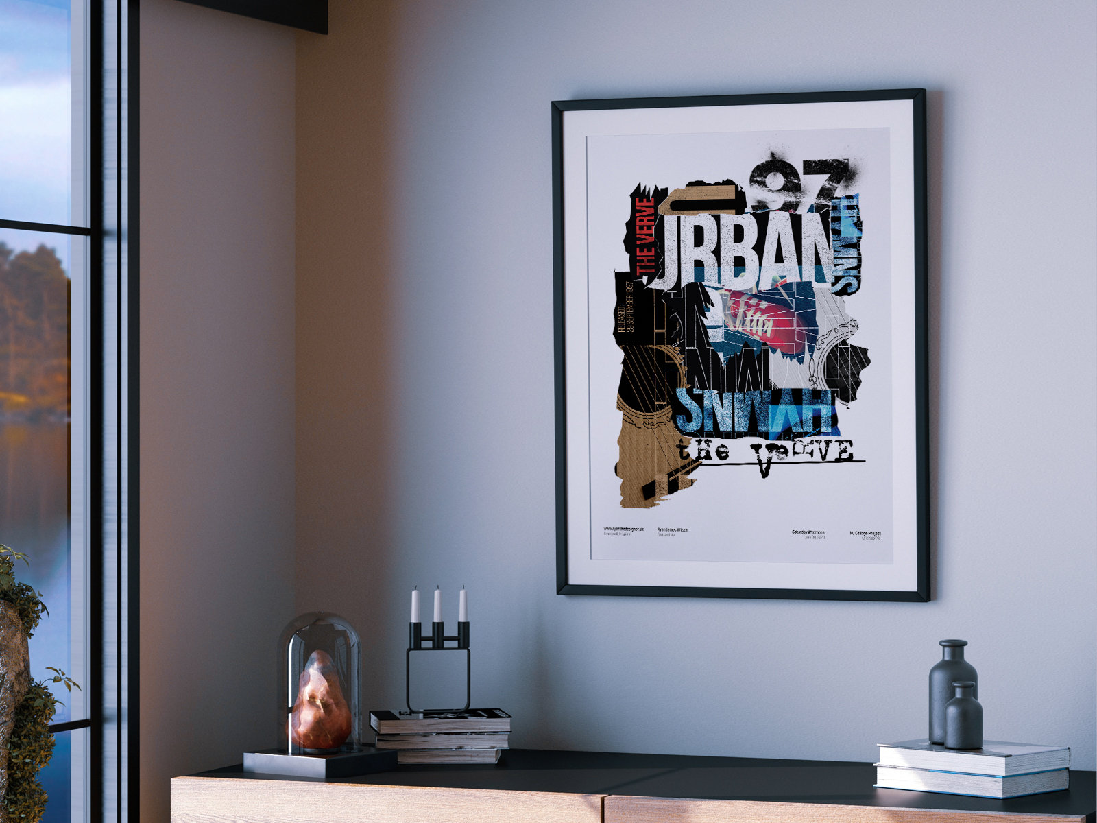 The Verve Poster 40x60cm - Ungerahmtes Leinwandbild Für Wohnzimmer & Büro