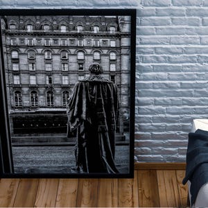 Liverpool Street Art Print - The Steps Of St. George&#39;s Hall - Matte Archival Print - Photograph - Urban Portrait - Liverpool Skyline
