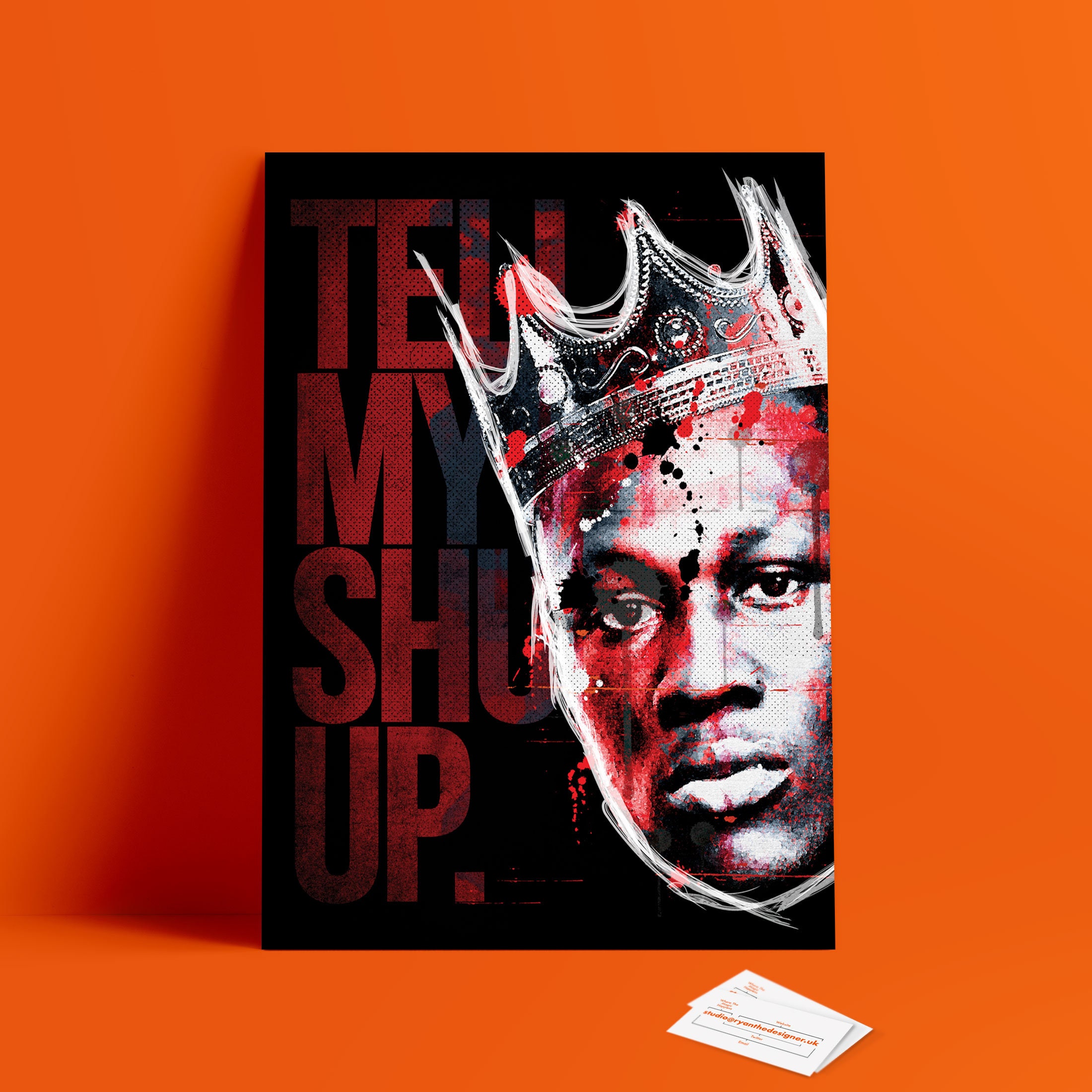 Stormzy Poster Art Print Shut Up Music Print Unframed Etsy