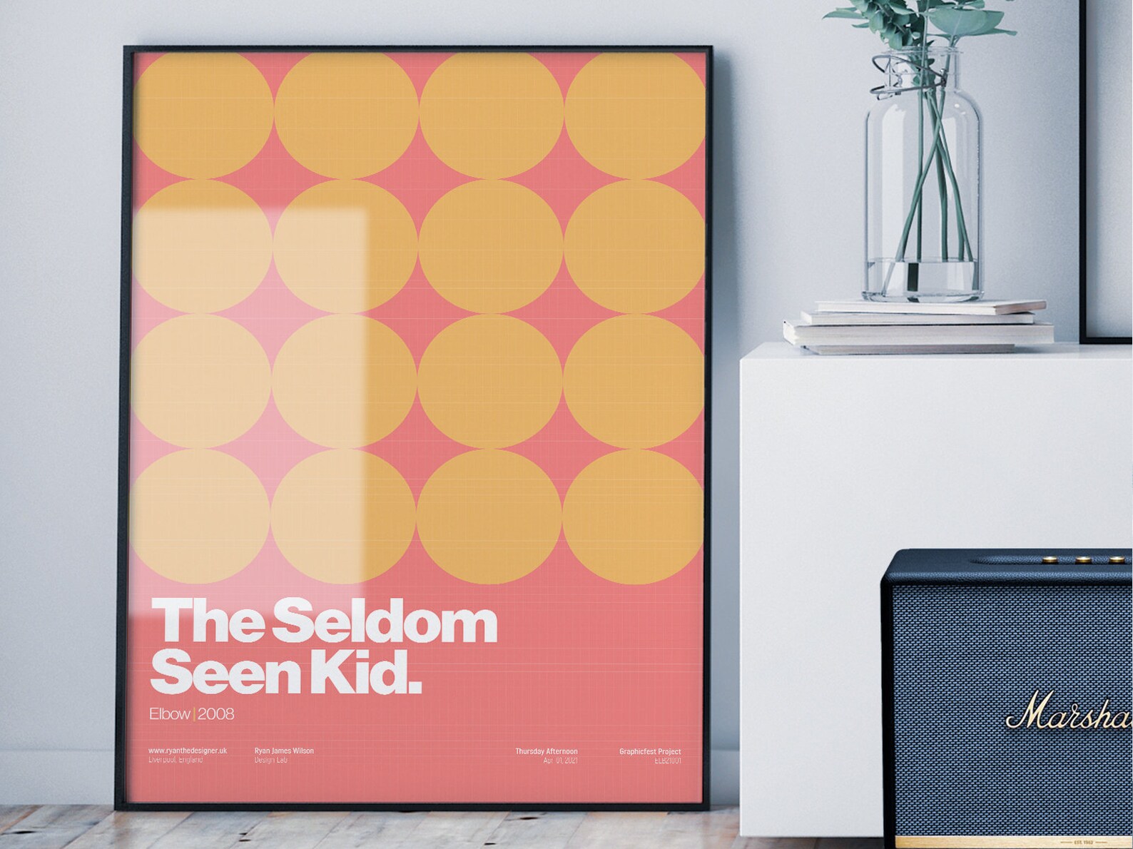 Elbow Poster/ Artwork / the Seldom Seen Kid / Indie Music Etsy