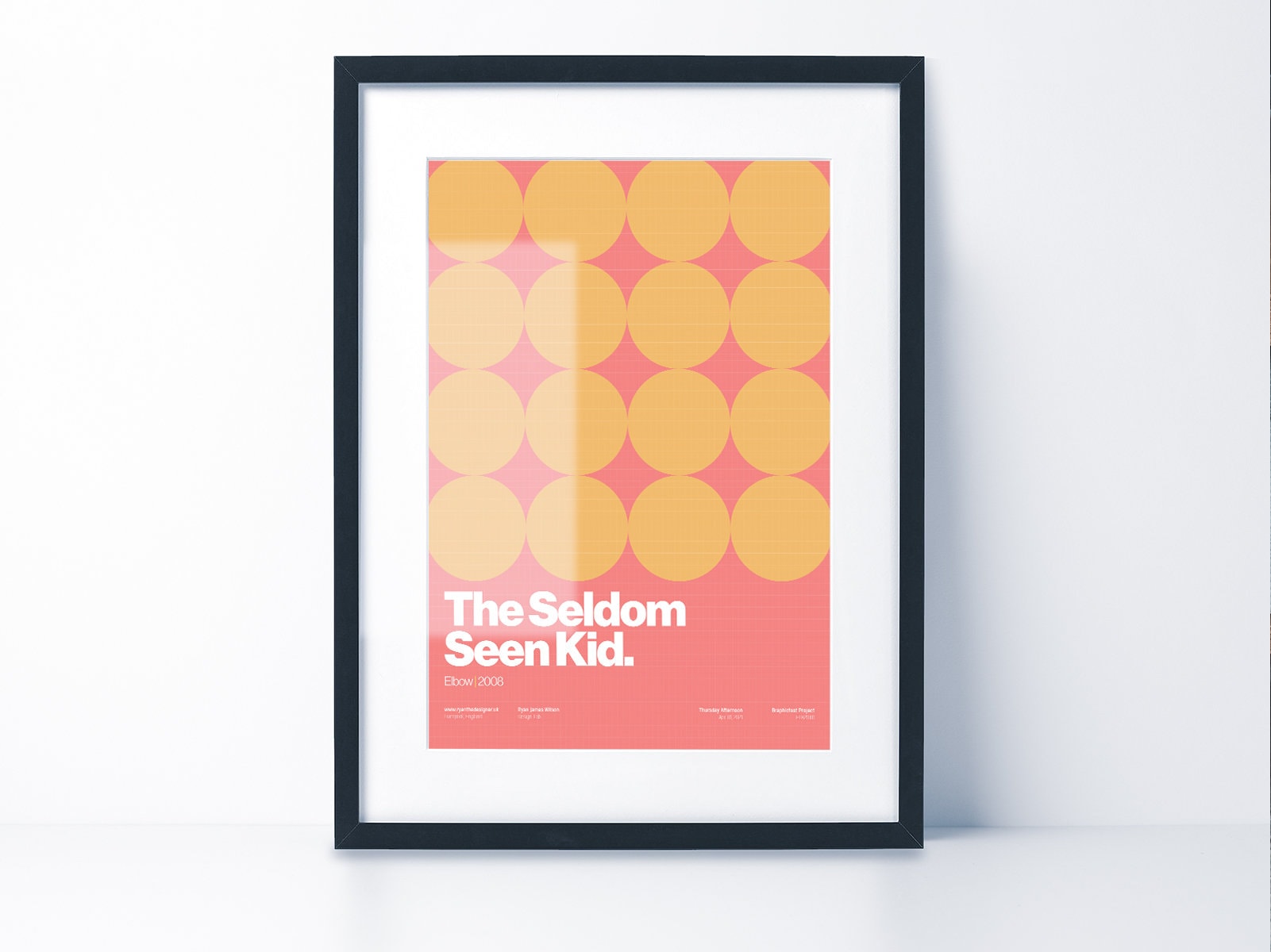 Elbow Poster/ Artwork / the Seldom Seen Kid / Indie Music Etsy