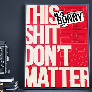 Gerry Cinnamon unframed Art Print / Artwork /The Bonny Album Tracklisting / Canter / Glastonbury / The Bonny / Erratic Cinematic / Glasto