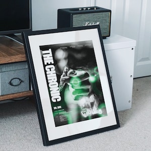 Dr Dre 2001 Poster Print / Aftermath Poster / Hip-Hop Artwork / Matte Archival Art Print / Retro Music Poster / Grunge / Compton / Snoop