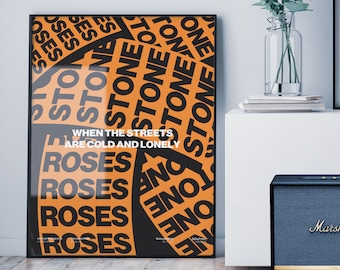 Impresión artística grunge «I Wanna Be Adored» de The Stone Roses