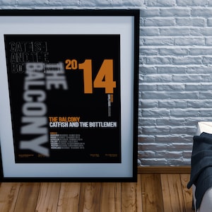 Catfish and The Bottlemen Poster/ Artwork / Balcony Poster / Indie Music Poster / Cocoon / Swiss Poster Art / Modernist Print