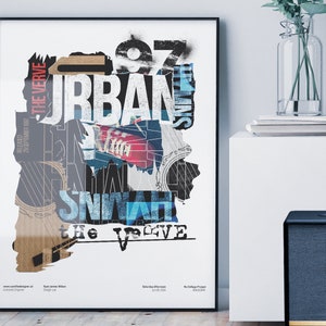 The Verve Poster PosterArtwork / Urban Hymns Poster / Indie Music Poster / Rock & Roll / Grunge Poster Art / Adidas Print