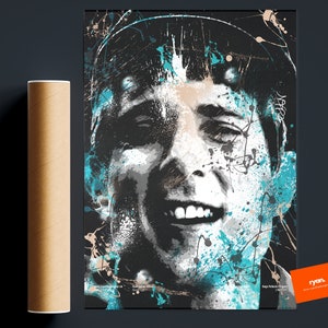Gerry Cinnamon Poster Art Print / Artwork / Scottish Cult Hero / Graffiti Style / Glastonbury / The Bonny / Erratic Cinematic / Glasto