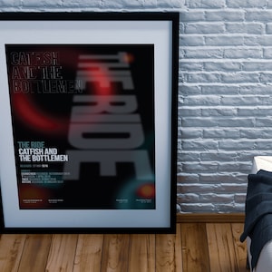Catfish and The Bottlemen Poster/ Artwork / The Ride Poster / Indie Music Poster / Cocoon / Swiss Poster Art / Modernist Print