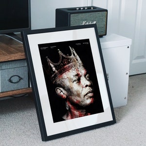 Impresión de póster de Dr. Dre: Aftermath Era, leyenda del hip-hop, mate de archivo