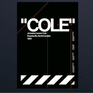 J Cole Graffiti Art Print: Hip-Hop Poster, Archival Paper