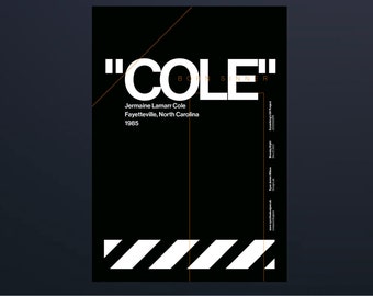J Cole Graffiti Art Print: Hip-Hop Poster, Archival Paper