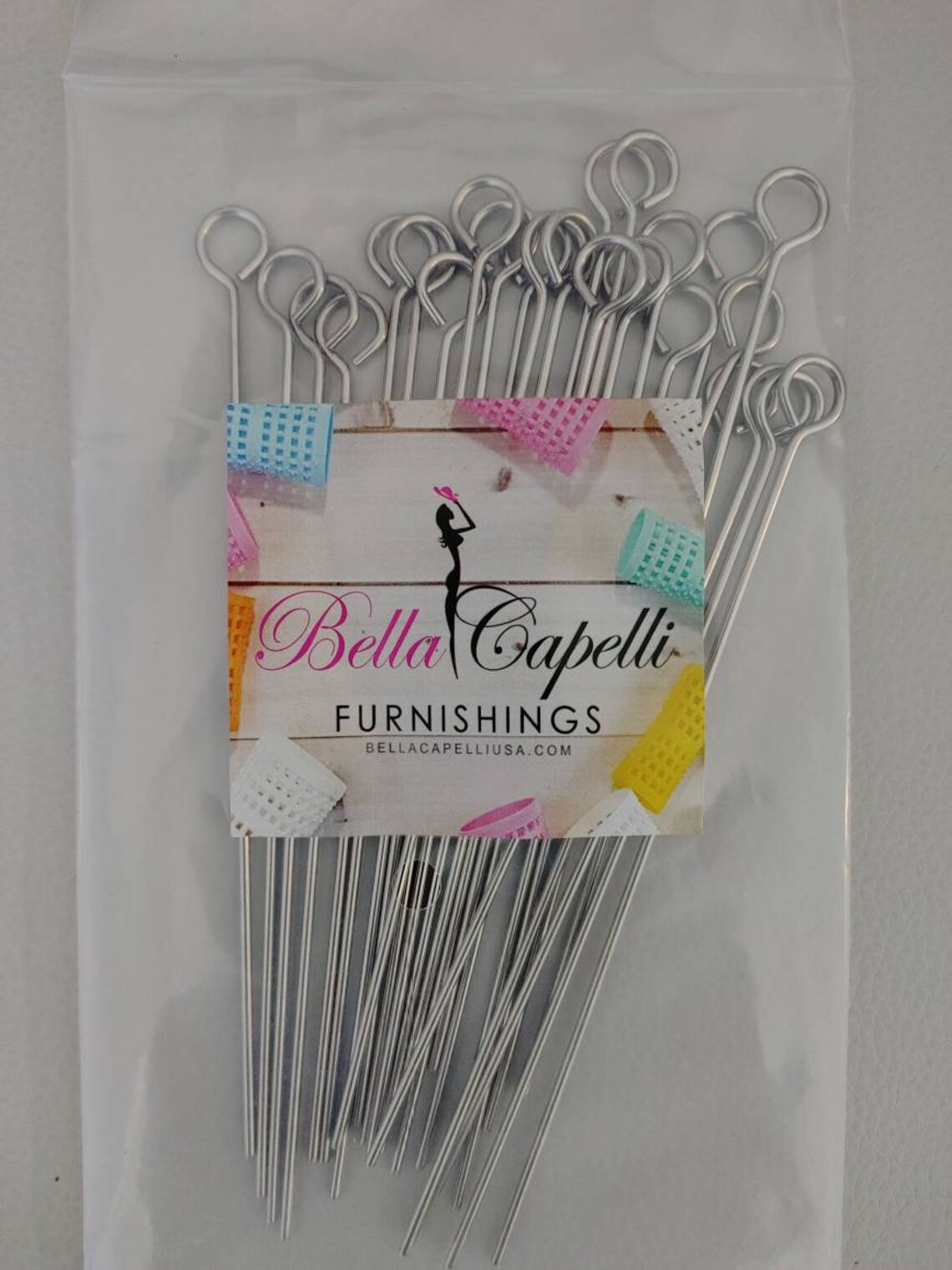 Hair Roller P Shaped Pins Premium Tension Hair Rollers Pins 5in Long