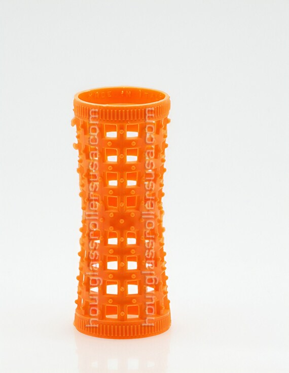 Orange Hourglass Natural Hair Rollers 22mm 0 87in Pack Of Etsy