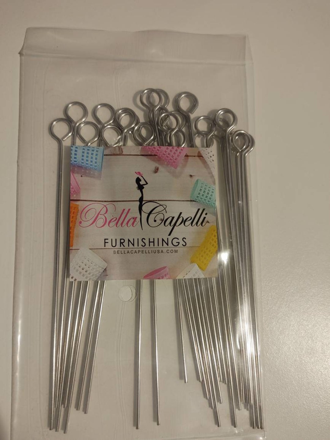 Hair Roller P Shaped Pins Premium Tension Hair Rollers Pins 5in Long