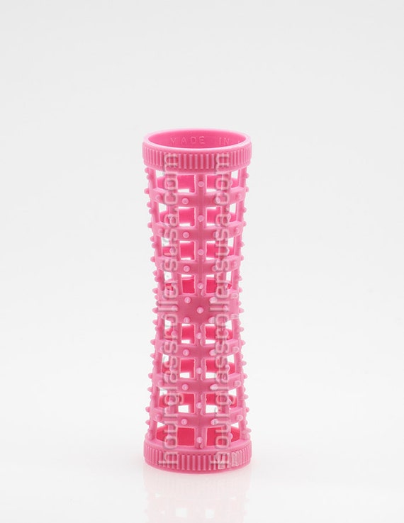 Mini Pink Hourglass Natural Hair Rollers 17mm 0 66in Pack Etsy