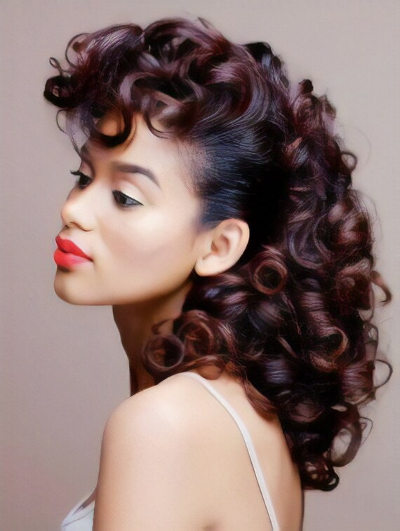 Orange Hourglass Natural Hair Rollers 22mm 0 87in Pack Of Etsy