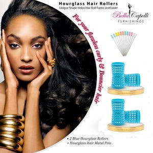 The 20% Off - 2 Pack Of Blue + Hourglass Hair Pins