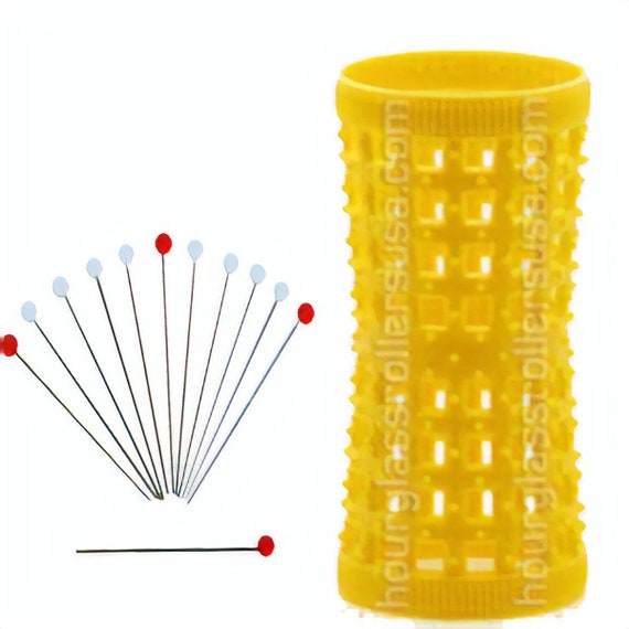 Hourglass Natural Hair Rollers 12 Metal Roller Pins 12 Etsy
