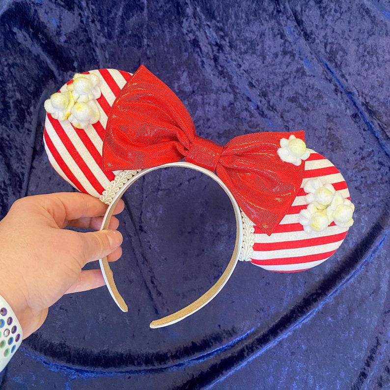 Popcorn Minnie Inspired Ears Etsy