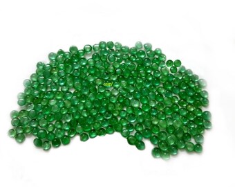 Natural Emerald Green Round Cabochon 2.50X2.50 MM Emerald Round cabochon Green color loose gemstone