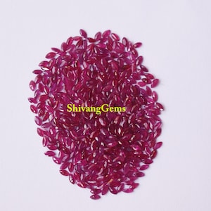 Natural AAA Ruby Marquise Shape Faceted Cut 2X4MM-2.5X5MM Ruby Marquise Shape Cut Faceted Loose Gemstone For Making Jewellery Wholesale lot