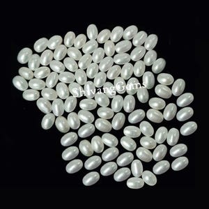 AAA Fresh Water Pearl Oval Cabochon Size 7X9MM-8X10MM-9X11MM Natural Pearl Oval Cabochon Flat back Loose Gemstone Wholesale Lot