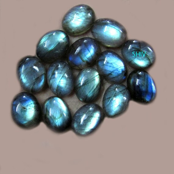 10x10mm Round Rose Cut Loose Gemstone-AAA Natural Blue Fire Labradorite 5x5mm