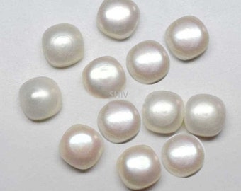 AAA Quality Stunning Fresh Water Pearl 3MM-4MM-5MM-6MM Cushion Cabochon Loose Gemstone