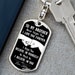 Brother Dog Tag Keychain: Brother Gift Ideas, Birthday Gift for Brother, Brother Graduation Gift, To My Brother Keychain Keepsake Gift 