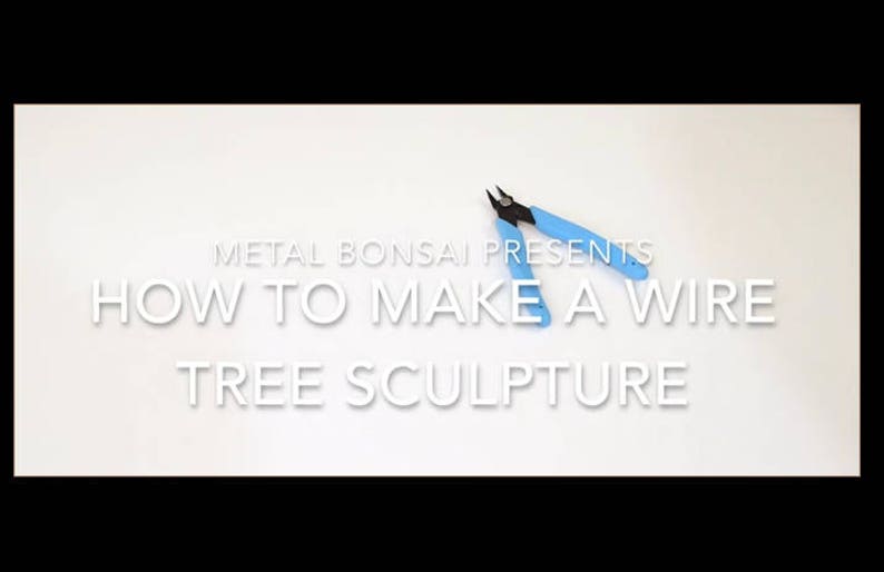 Wire tree sculpture tutorial video step by step instructions | Etsy Wire tree sculpture tutorial video step by step instructions | Etsy
