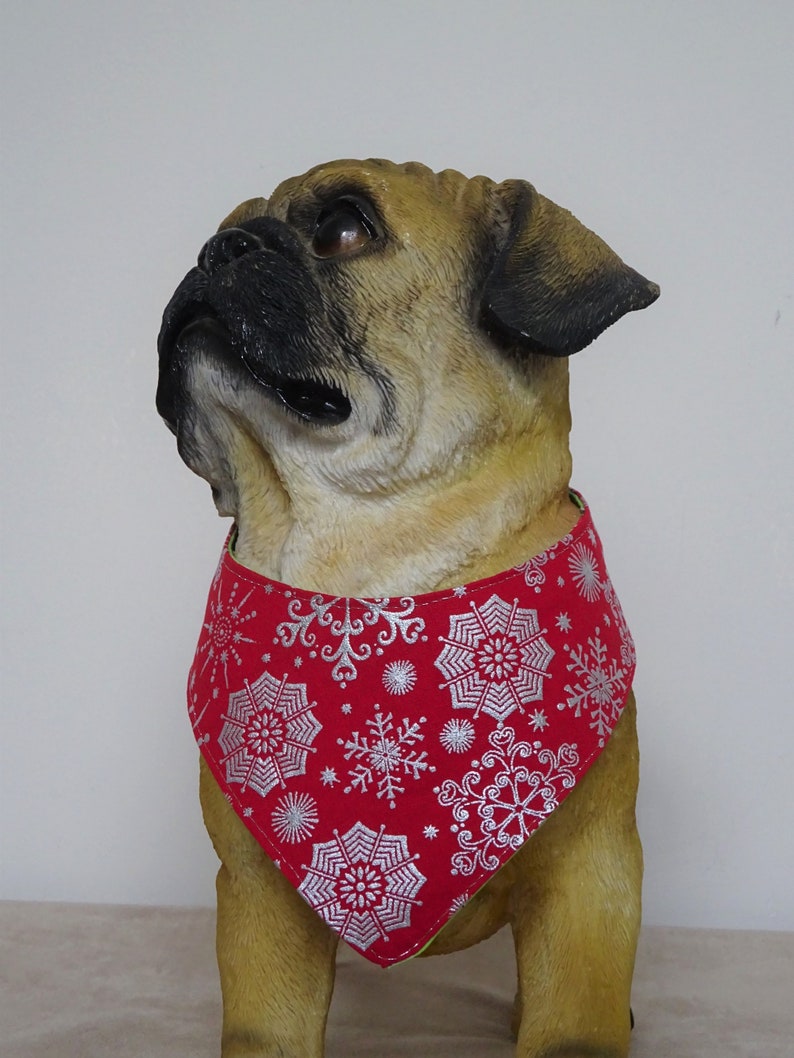 Christmas Tree Lights Dog Bandana Easy Snap on Dog Gift Etsy