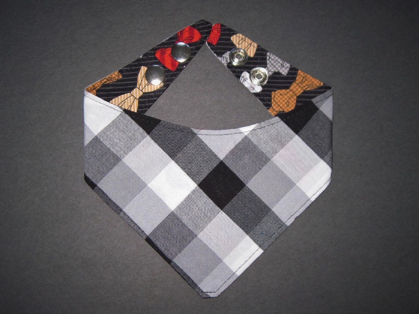 Dog Bandana Bow Tie Cute Dog Bandana Dog Bandana Boy Red Etsy