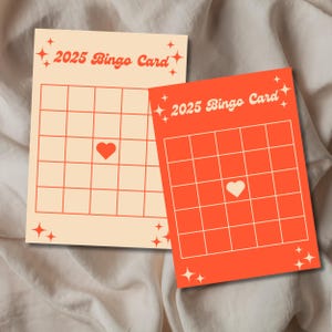 2025 Bingokarte, Bingokarte, 2025 Vision Board, 2025 Manifestation, Neujahrs-Partyspiel, 2025 Neujahrsvorsatz, Neujahrsziele