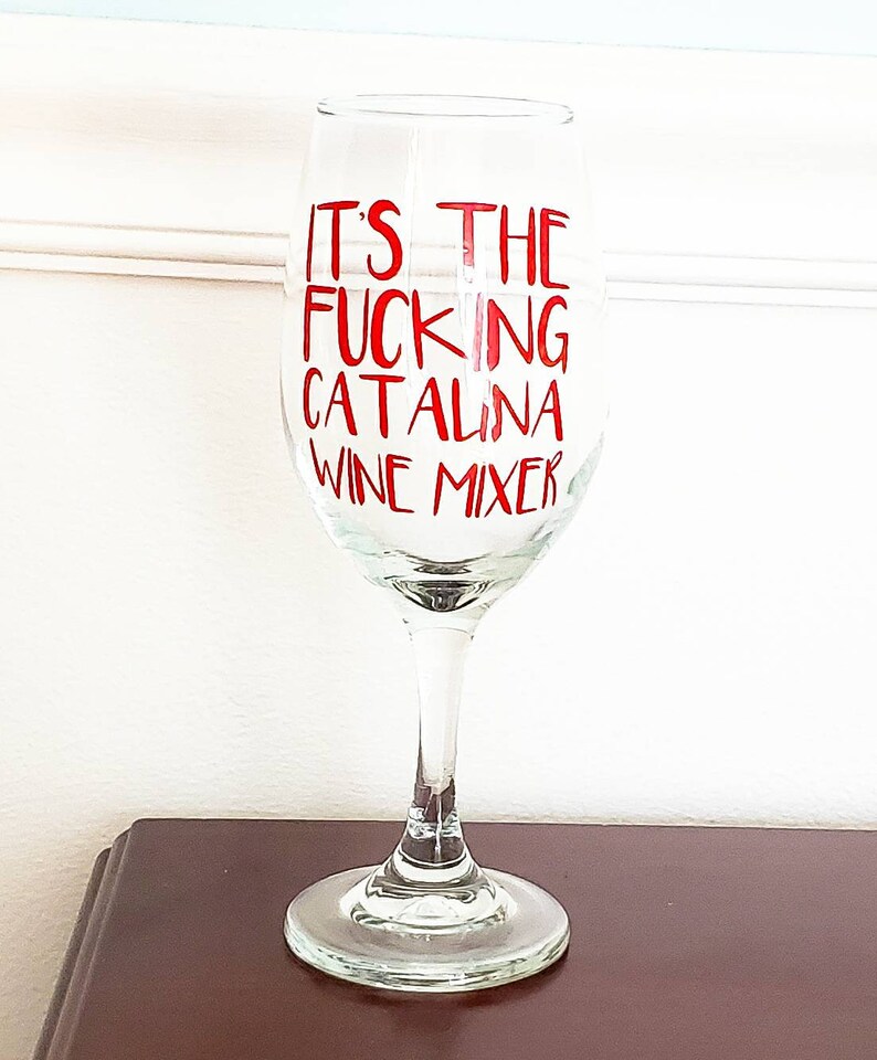 Step Brothers Catalina Wine Mixer Wine Glass Etsy