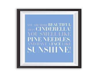 Bridesmaids Print Wedding Movie Quote Art Poster