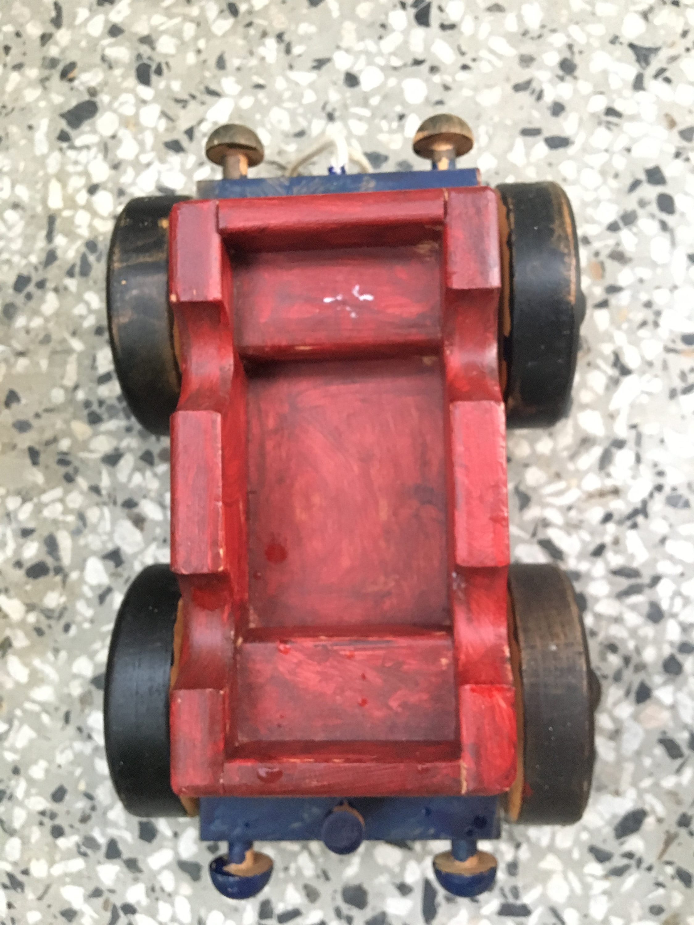 Wooden Toy on Wheels Antique Wooden Toy Wood Toy Car Pram - Etsy