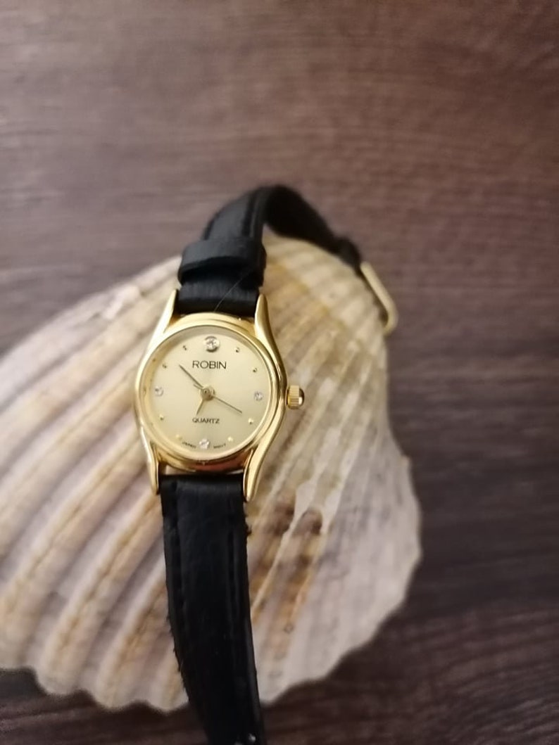 Vintage watch, Japanese watch Robin, Antique Japanese watch, Watch made in Japan, Women's wristwatch, Watch Robin image 1