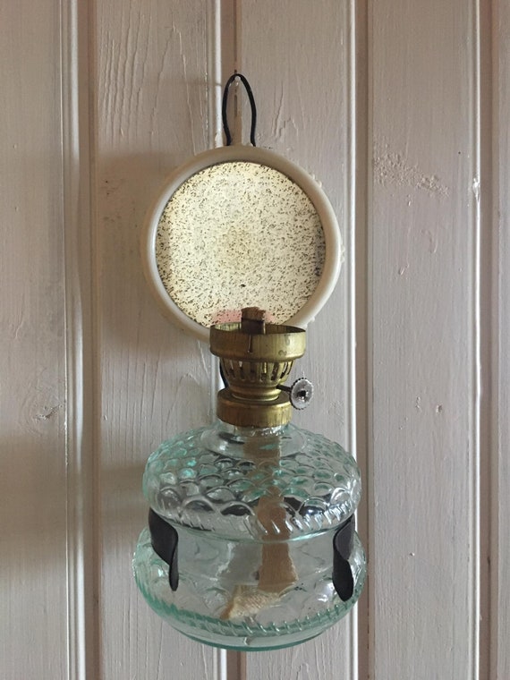Lampe à gaz, lampe à gaz vintage, lampe ancienne, lampe à gaz Antigue, lampe  avec miroir, lampe antique, applique murale -  France