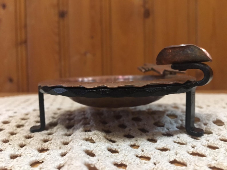 Vintage Copper Ashtray Vintage Copper Decor Retro Copper Etsy