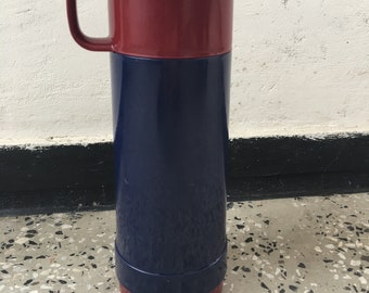 Vintage Thermos, Pattern thermos, vacuum bottle, Old Travel Thermos, Vacuum Flask, 0.5l