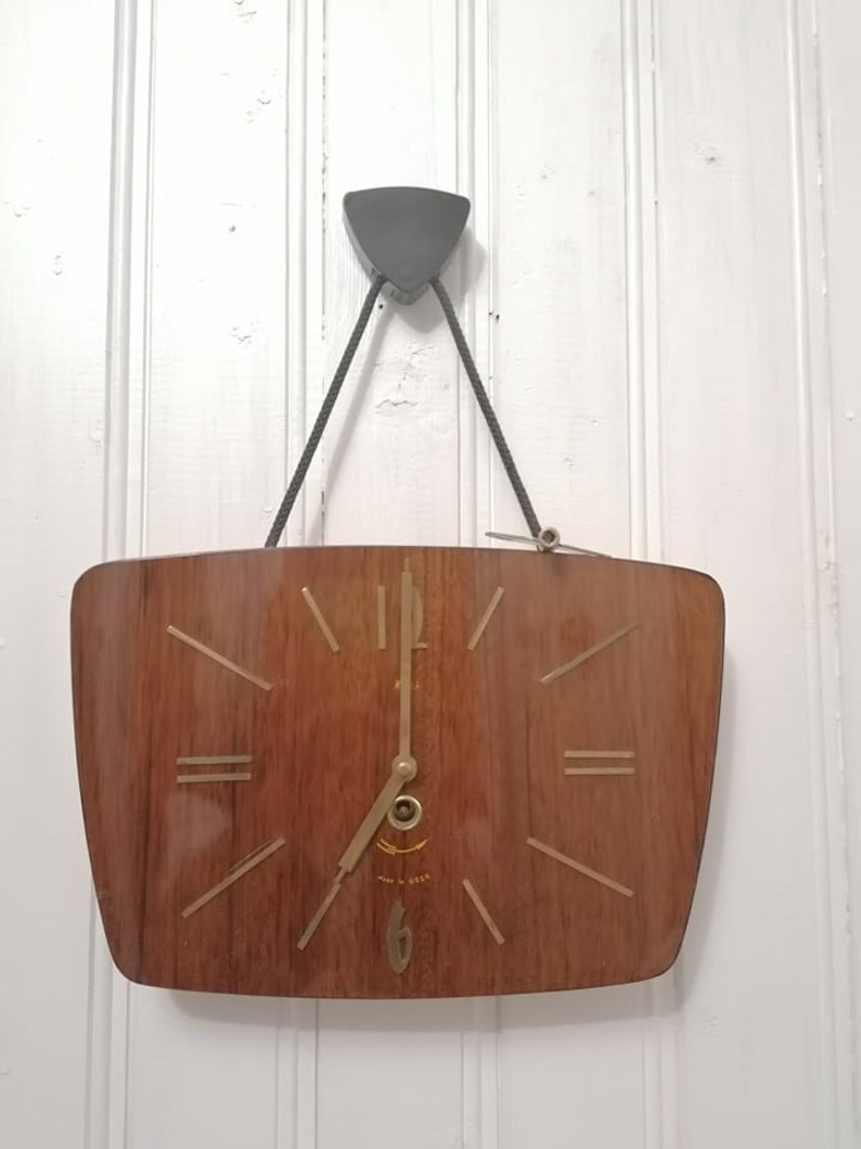 Mechanical Wall Clock With Key Old Russian Wall Clock Majak Etsy