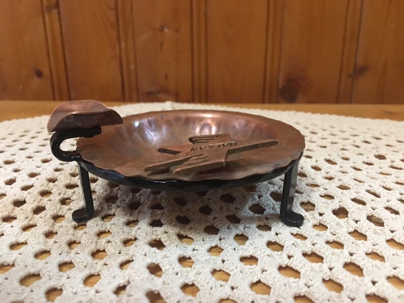 Vintage Copper Ashtray Vintage Copper Decor Retro Copper Etsy